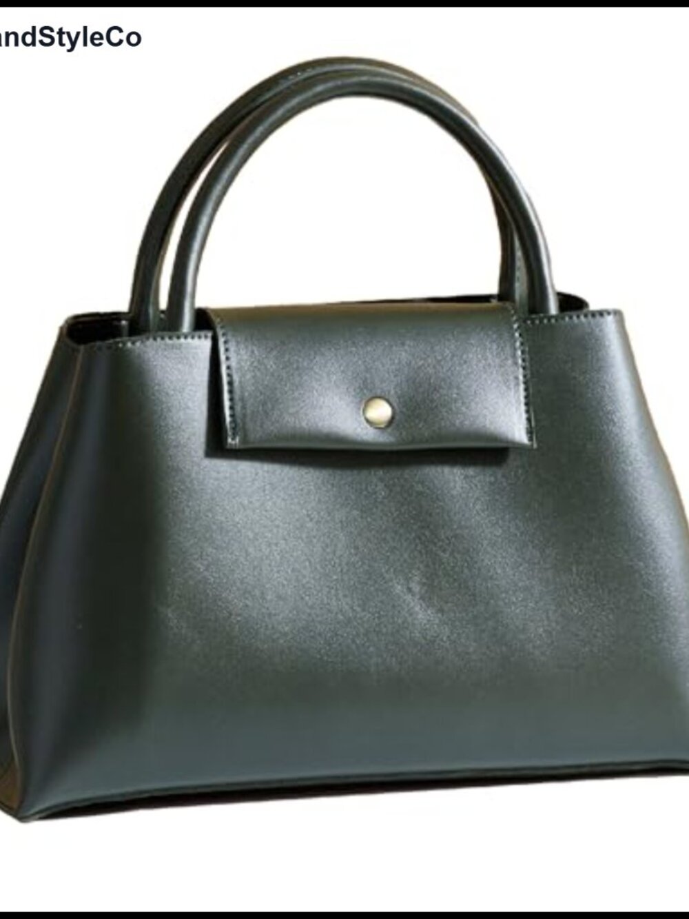 Vegan Leather Small Tote Bag Top Handle Satchel Shoulder Handbag